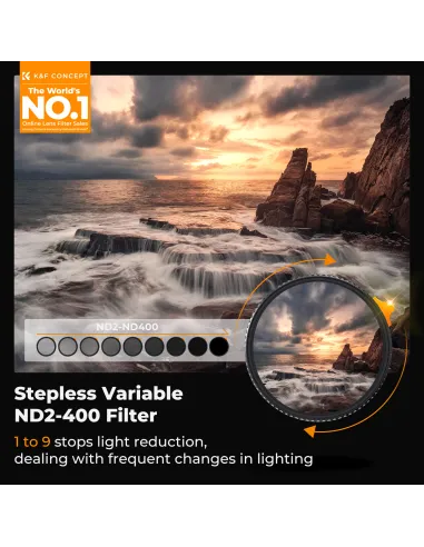 K&F Concept Nano-X Variable ND Filter (82mm, 1 to 9-Stop)