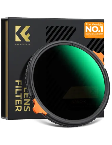 K&F Concept Nano-X Series 2-in-1 True Color Variable ND & CPL Filter (82mm, 1 to 5-Stop)