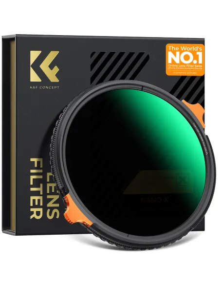 K&F Concept Nano-X Series 2-in-1 True Color Variable ND & CPL Filter (82mm, 1 to 5-Stop)