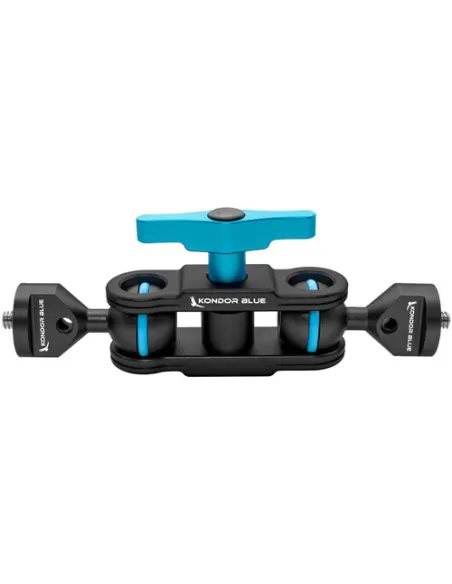 Kondor Blue 5.5" Cine Magic Arm with Double Ball Heads (1/4"-20, Raven Black)