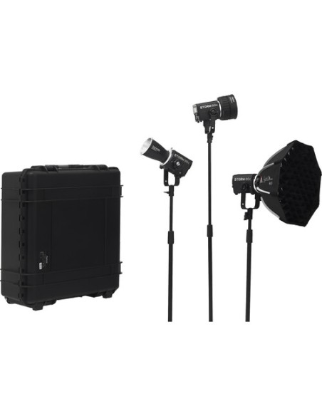 Aputure Storm 80c LED Monolight 3-Light Kit Rental