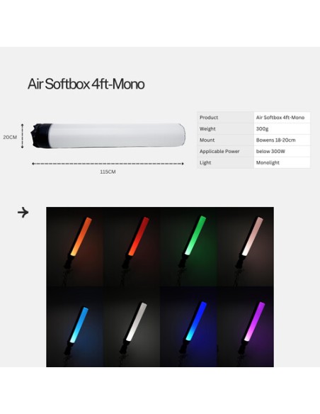 Air Mono Softbox (4') Rental