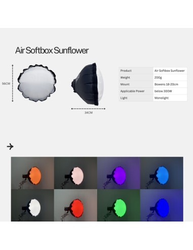 Sunflower Air Softbox Rental