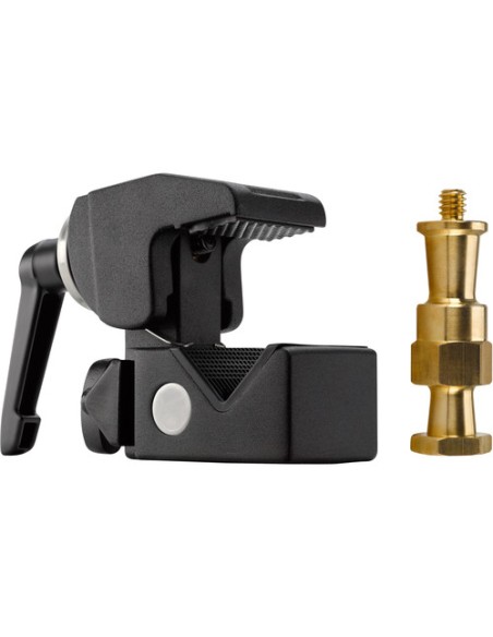 Kupo Convi Clamp with Adjustable Handle and Hex Stud (Black)