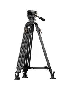 Tilta 75mm Cine Fluid Head with 2-Stage One-Touch Carbon Fiber Tripod System