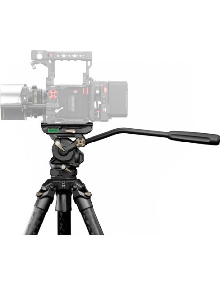 Tilta 75mm Cine Fluid Head with 2-Stage One-Touch Carbon Fiber Tripod System