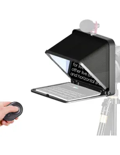 LENSGO TC7II Portable Ultimate Teleprompter Kit for Smartphones and Cameras
