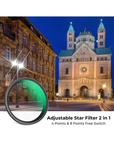 K&F Concept Nano-C Series 4 to 8-Point Variable Star Filter Rental