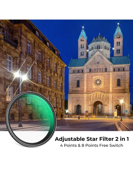 K&F Concept Nano-C Series 4 to 8-Point Variable Star Filter Rental